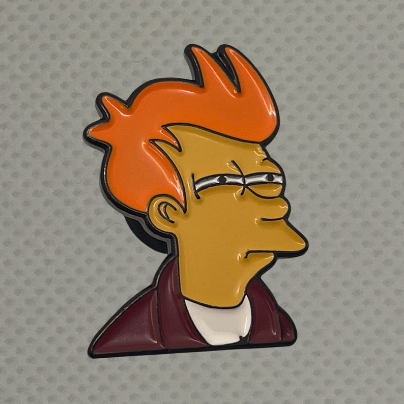 Fry the Space Boy Futurama Enamel Pin image 4