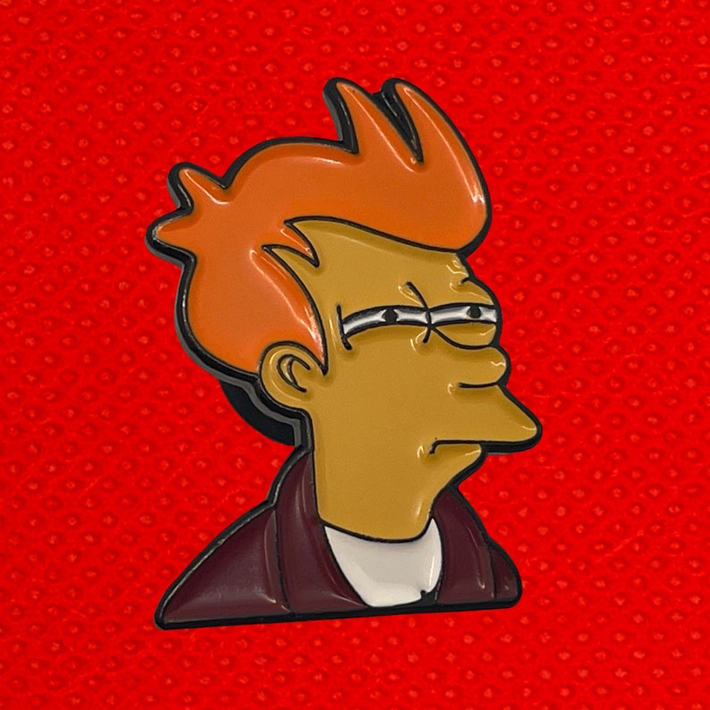 Fry the Space Boy Futurama Enamel Pin image 6