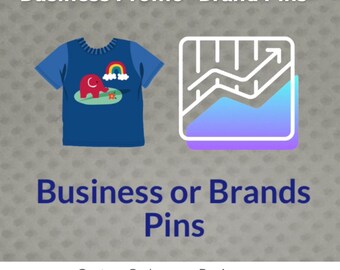 Business or Brand Custom Pins Get Your Business or Brands Custom Pin Promo Made Now