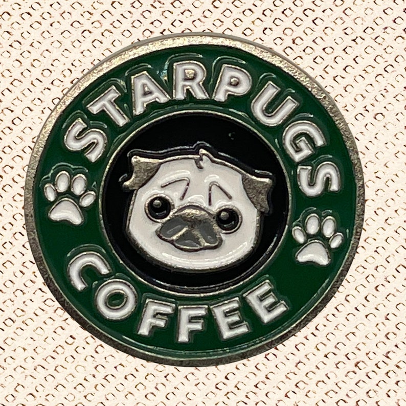 Pug Coffee Pin image 4