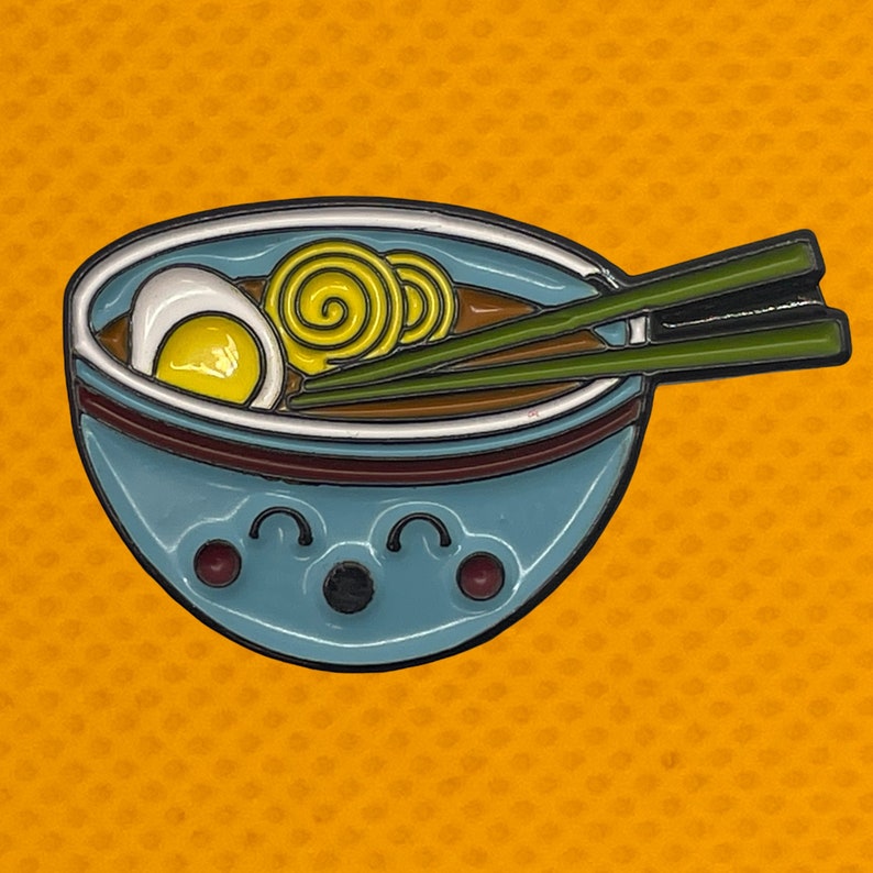 Ramen Noodle Bowl Pin image 2