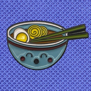 Ramen Noodle Bowl Pin image 3