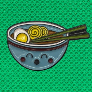 Ramen Noodle Bowl Pin image 5