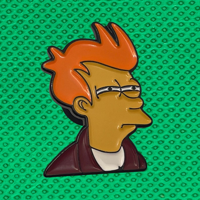 Fry the Space Boy Futurama Enamel Pin image 7