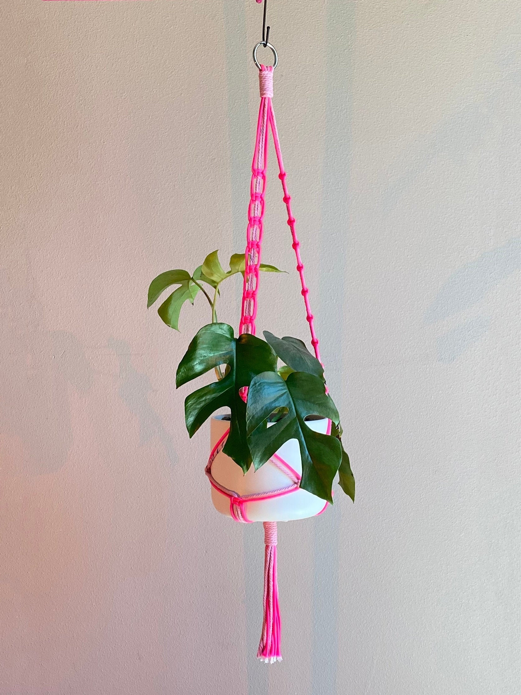 Macrame Plant Hanger, Hanging Planter Indoor & Outdoor, Colorful, Bright  and Functional, Plant Lovers Gifts, Mothers Day Gift - Etsy