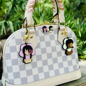 Luxury Handmade Bag Charms with New Hairdo/Pigtails