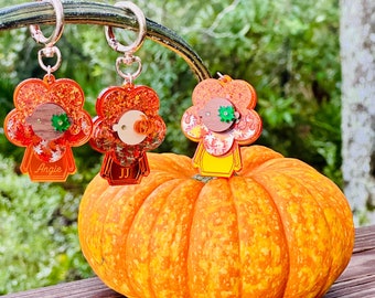 NEW VERSION!!! Luxury Handmade Fall Bag Charm/Autumn Purse Charm/Bag Accessories