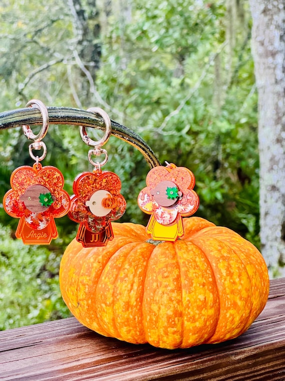 NEW VERSION!!! Luxury Handmade Fall Bag Charm/Autumn Purse Charm/Bag Accessories