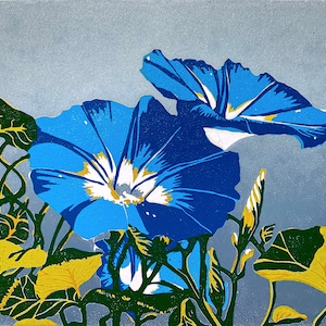 Morning Glory Reduction Art Print