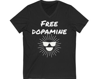 GRATIS DOPAMIN V-ringad t-shirt