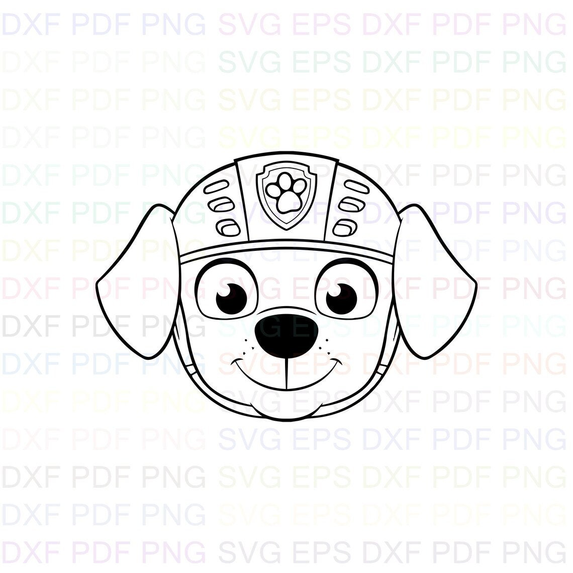 Zuma face paw patrol Outline Svg Dxf Eps Pdf Png Cricut Etsy zuma-face-paw-patrol-outline-svg-dxf-eps-pdf-png-cricut-etsy