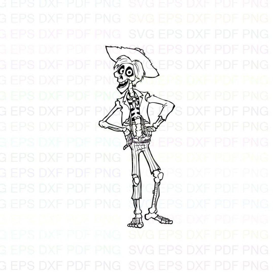 Hector coco Outline Svg Dxf Eps Pdf Png Cricut Cutting File Etsy UK Hector coco Outline Svg Dxf Eps Pdf Png Cricut Cutting File Etsy UK