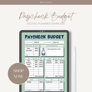 Editable Budget Planner, Income Tracking, Expense Management, Debt Tracking, Savings Planner, Paycheck Planner, Business Finances