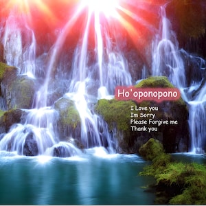 Hooponopono Prayer for you to download and print File included