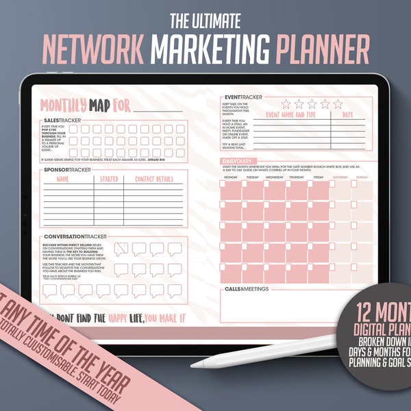 Network Marketing Planner (Digital)