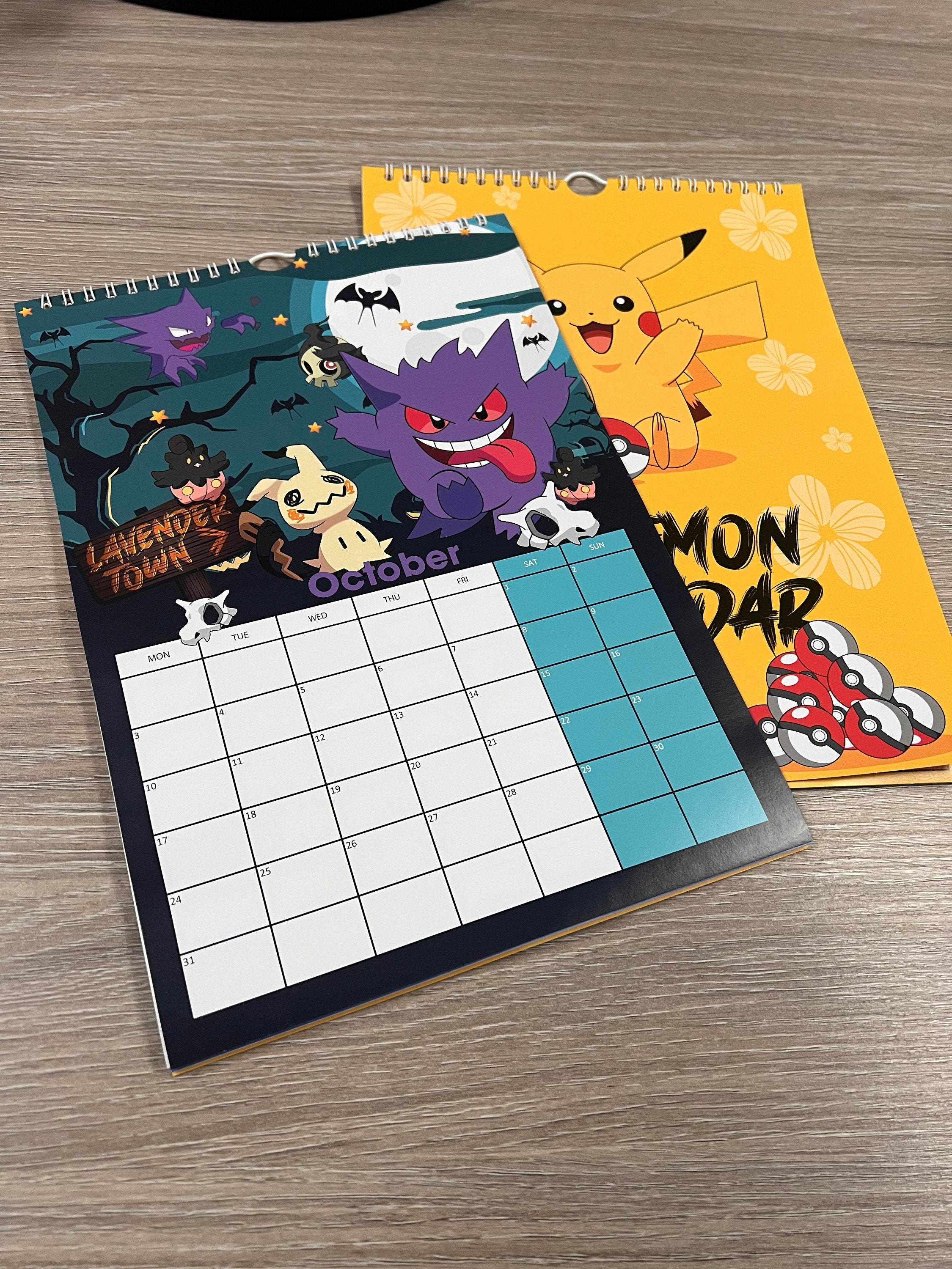 Pokémon Calendar 2024 Print at Home Etsy