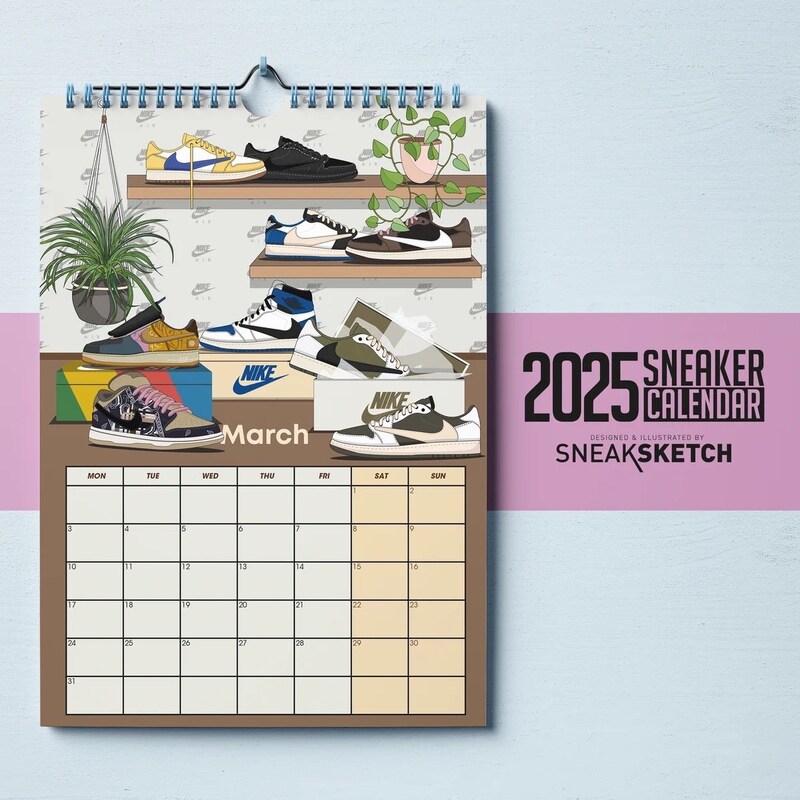 sneaker calendar