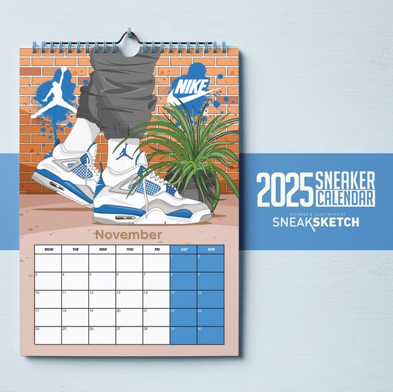 calendario sneakers nike