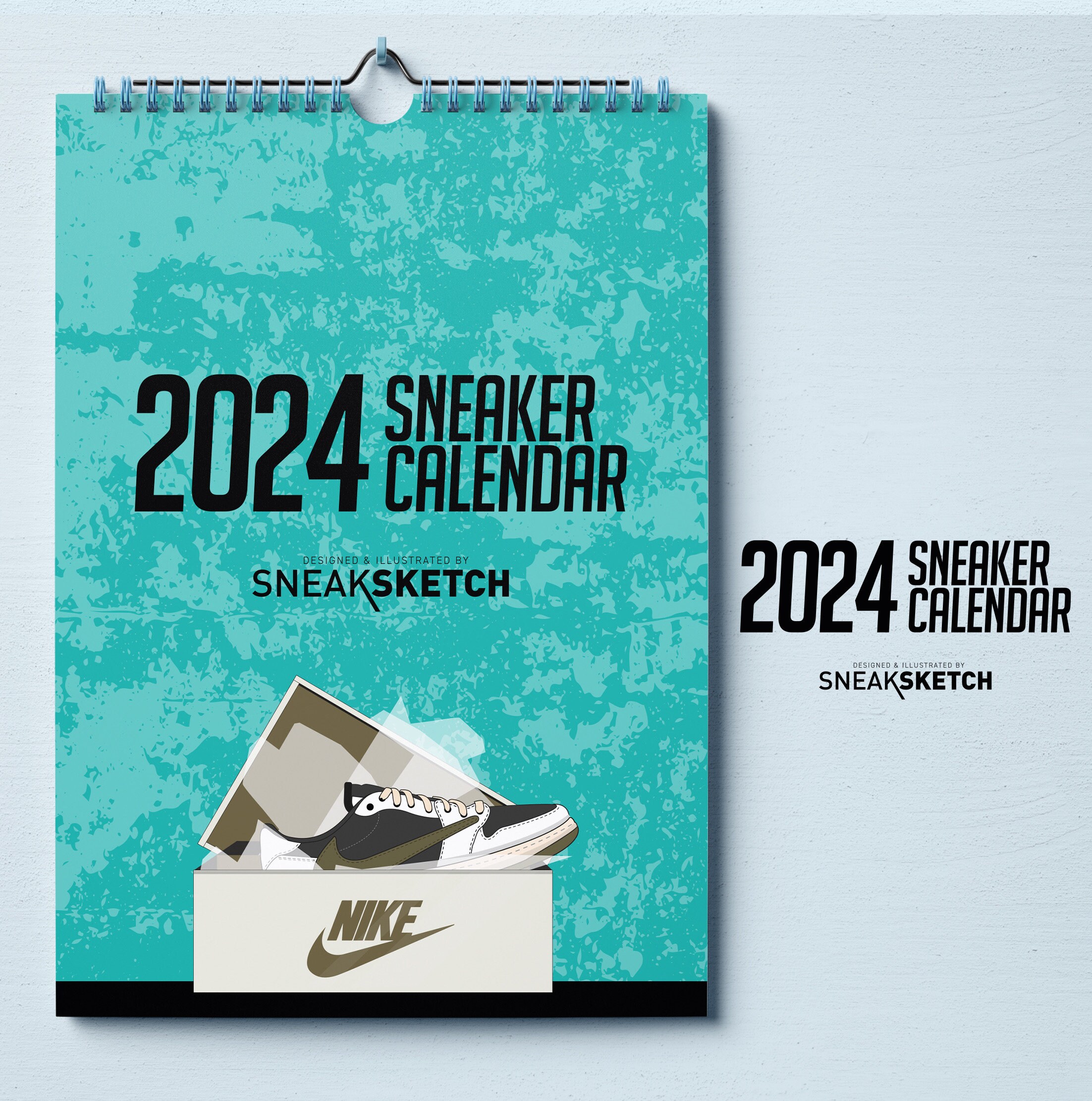 2024 Sneaker Wall Calendar Print at Home Etsy