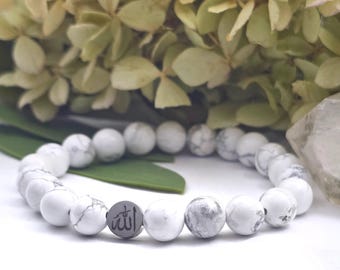 Braccialetto regolabile con nome arabo personalizzato / Gioielli islamici, regalo per l'Eid al-Adha Ramadan per lei, braccialetto con nome arabo personalizzato in corda - Italia