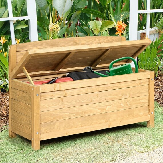 Wood Storage Bench Farmhouse Entryway Canada Wood Storage Bench Farmhouse, Outdoor Wooden Storage Bench Canada