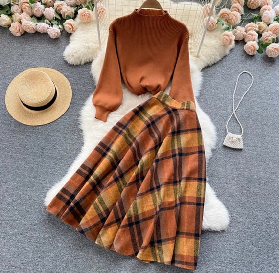 winter cottagecore outfits