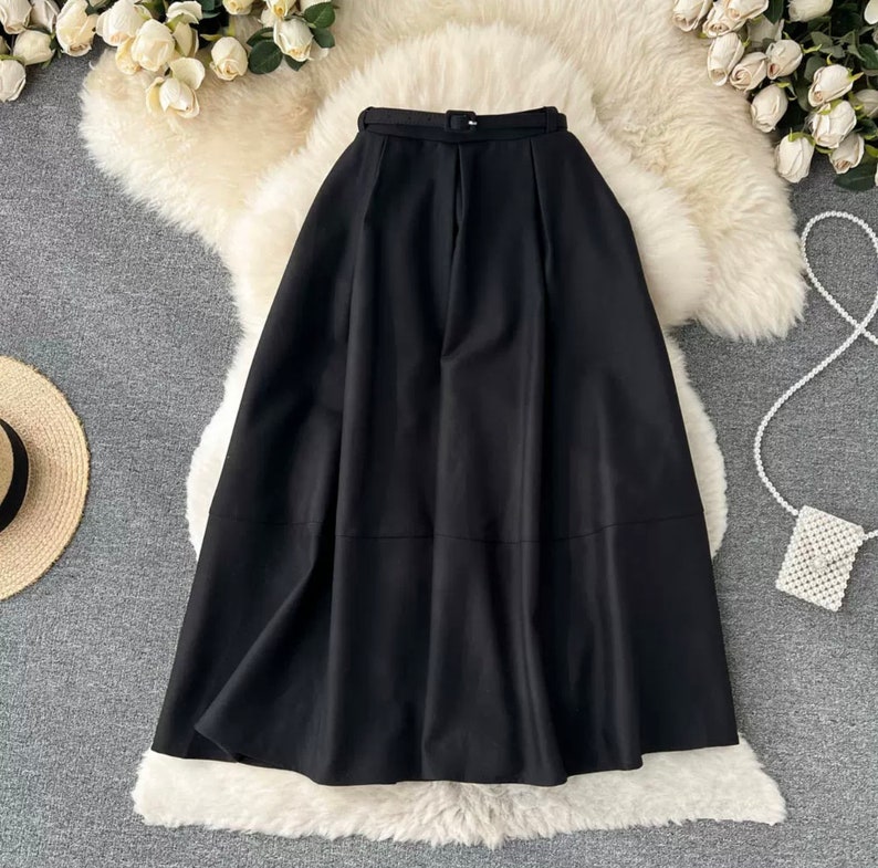 Cottagecore Skirt-vintage Skirt-dark Academia Skirt-a Line - Etsy