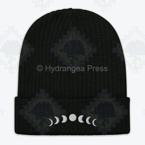 Moon Phase Beanie - Etsy