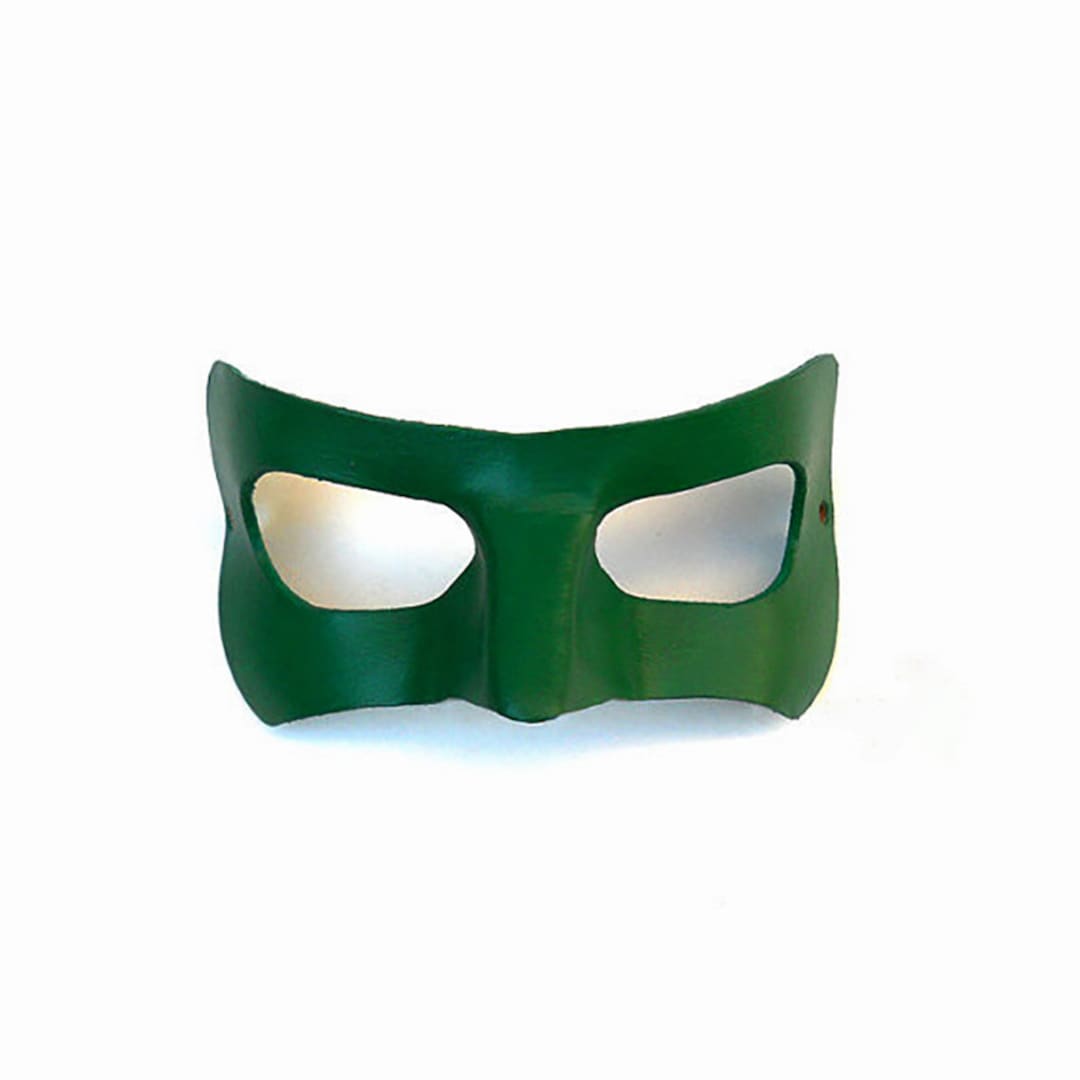 Green Superhero Maskmasquerade Maskhalloween Maskmasquerade Mask