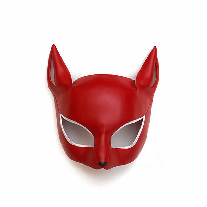 Fox Maskmasquerade Maskhalloween Maskmasquerade Etsy