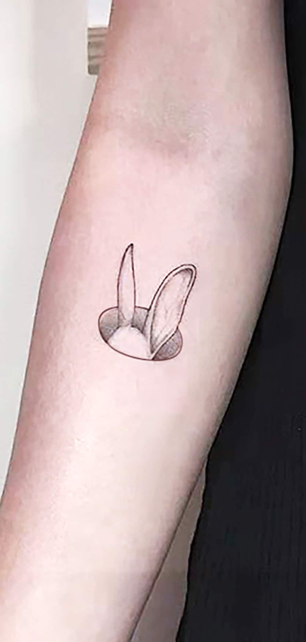 Rabbit Tattoo - Etsy