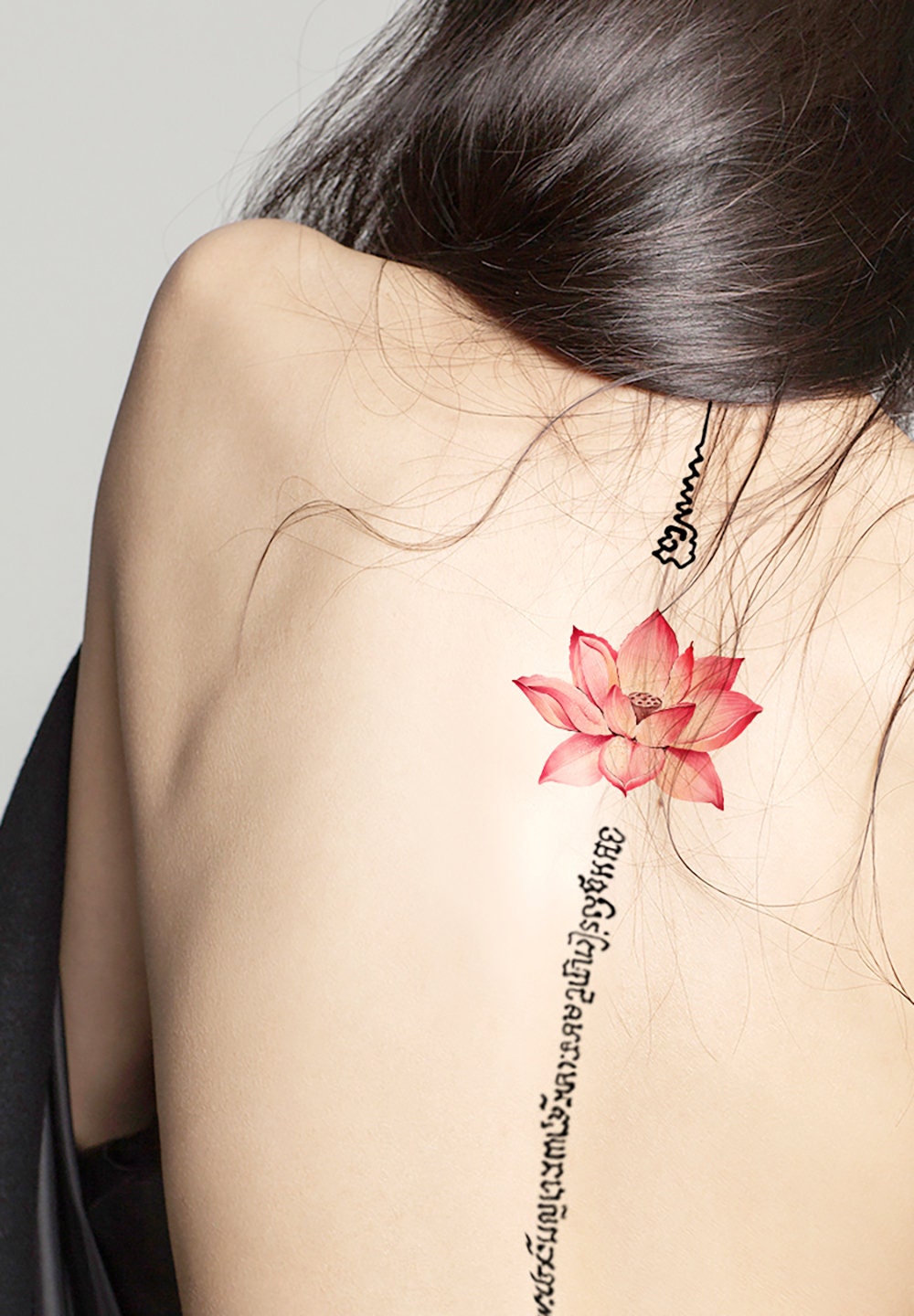 Tatouage Fleur De Lotus Epaule Femme Lotus Tattoo Sticker-Holiday Gift créativité Tatouage - Etsy France