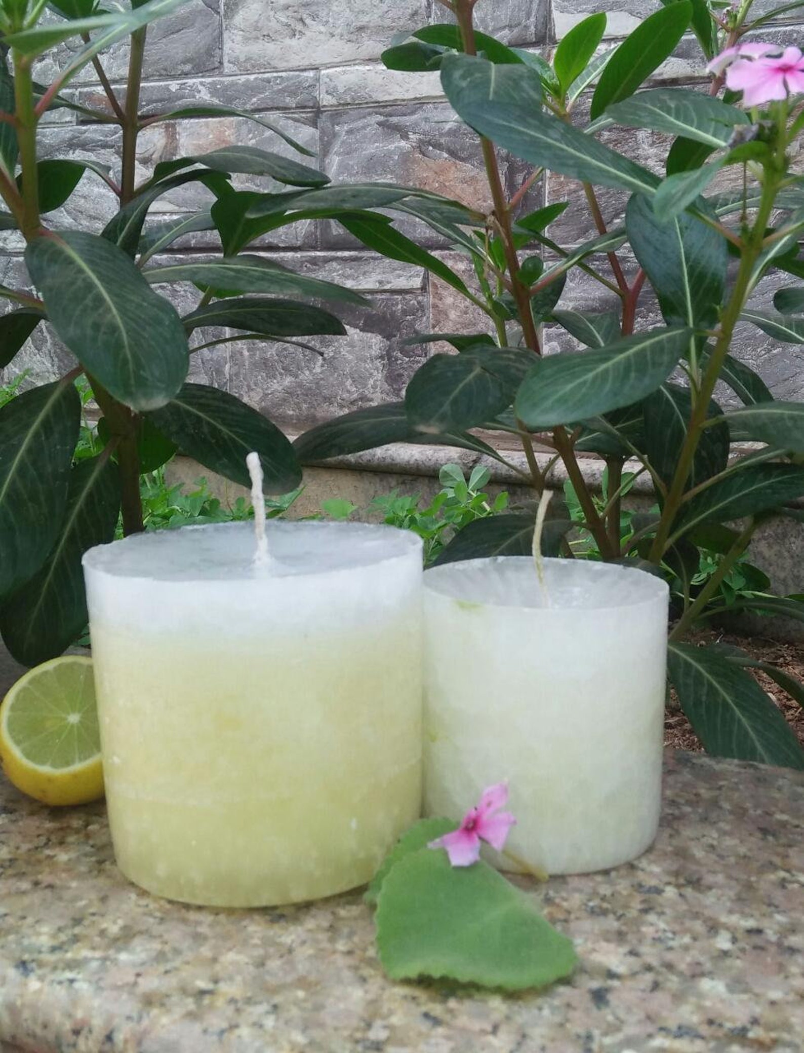 Handmade candleLemon candleScentedPersonalized Etsy