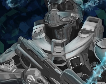 Master Chief - A4 Art print