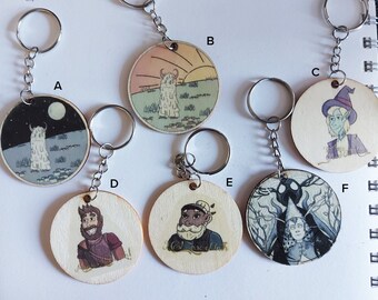 Wooden Keyrings