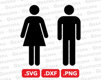 Download Man Woman Symbol Etsy