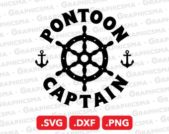 Svg Pontoon Pontoon Captain Svg Png Eps Dxf 882231 Svgs Design Bundles
