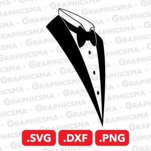 Tuxedo SVG File, Tuxedo DXF, Tuxedo Png, Wedding Tuxedo Suit Svg, Ball Tux Suit Svg, Tux Svg, Tuxedo Svg, Tuxedo SVG Files, Instant Download