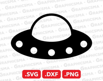 Ufo SVG File, Ufo DXF, Ufo Png, Alien Svg, Aliens Ufo Svg Ufo Silhouette Ufo Cricut Svg, Ufo Silhouette Dxf, Ufo SVG Files, Instant Download