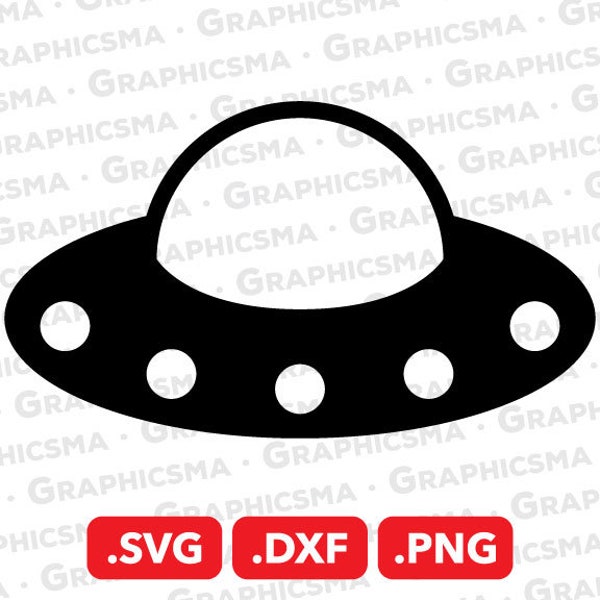 Ufo SVG File, Ufo DXF, Ufo Png, Alien Svg, Aliens Ufo Svg Ufo Silhouette Ufo Cricut Svg, Ufo Silhouette Dxf, Ufo SVG Files, Instant Download