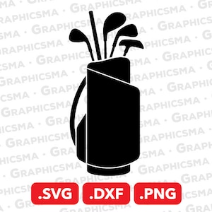 ゴルフバッグ SVG ファイル、ゴルフバッグ DXF、ゴルフバッグ PNG、ゴルフ SVG、ゴルフ SVG、ゴルフカート SVG、トーナメント SVG、ゴルフバッグ SVG ファイル、即時ダウンロード