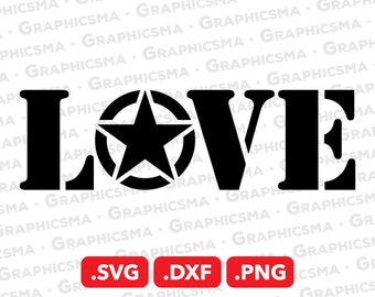 Army Love SVG File, Love Military DXF, Love Military Wife Png, Army Love Svg, Veteran Us Army Love Svg, Love Army SVG Files Instant Download