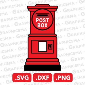 Arquivo SVG de caixa de correio, caixa de correio DXF, caixa de correio Png, correio Svg, carta postal Svg, suporte Post Svg, arquivos SVG de caixa postal, download instantâneo