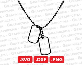 Dog Tag SVG File, Dog Tag DXF, Dog Tag Png, Dog Tags Svg, Dogtag Svg, Army Dogtags Svg, Army Dog Tags, Dog Tag SVG Files, Instant Download