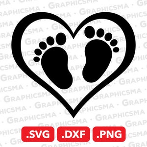 Baby Füße SVG-Datei, Baby Füße Liebe DXF, Baby Fuß Png, Liebe Baby Füße Svg, Liebe Neugeborene Baby Füße Svg, Baby Füße SVG, Instant Download