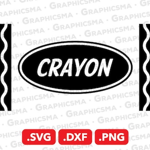 Crayon SVG File, Crayon DXF, Crayon Png, Crayon Colors Svg, Crayon Colours Svg, Custom Crayon Cutting Svg, Crayon SVG Files Instant Download