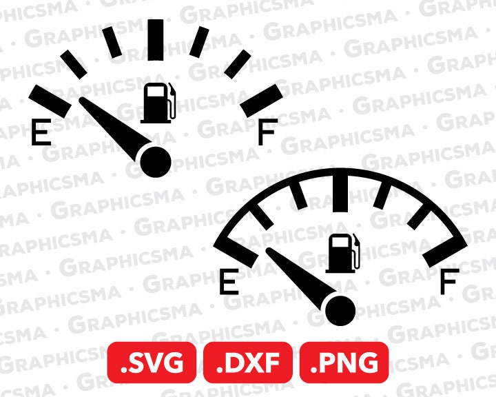 Fuel Meter Gauge SVG File Fuel Meter Gauge DXF Fuel Meter Etsy Israel