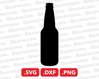 Bottle SVG File, Beer Bottle DXF, Beer Bottle Png, Beer Bottle Svg, Beer Bottle Silhouette, Beer Bottle, Bottle SVG Files, Instant Download