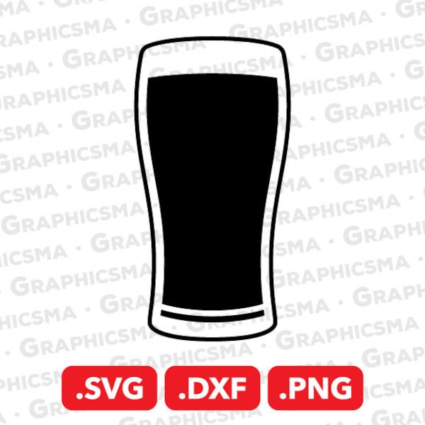 Beer Glass SVG File, Beer Glass DXF, Beer Glass Png, Beer Glass Cricut Svg, Beer Glass Silhouette Dxf, Beer Glass SVG Files Instant Download