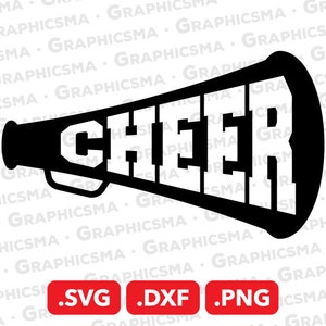 Cheer Megaphone SVG, Cheer Megaphone Svg File, Cheer Megaphone DXF, Cheerleader Megaphone PNG, Cheer Megaphone Svg Files, Instant Download